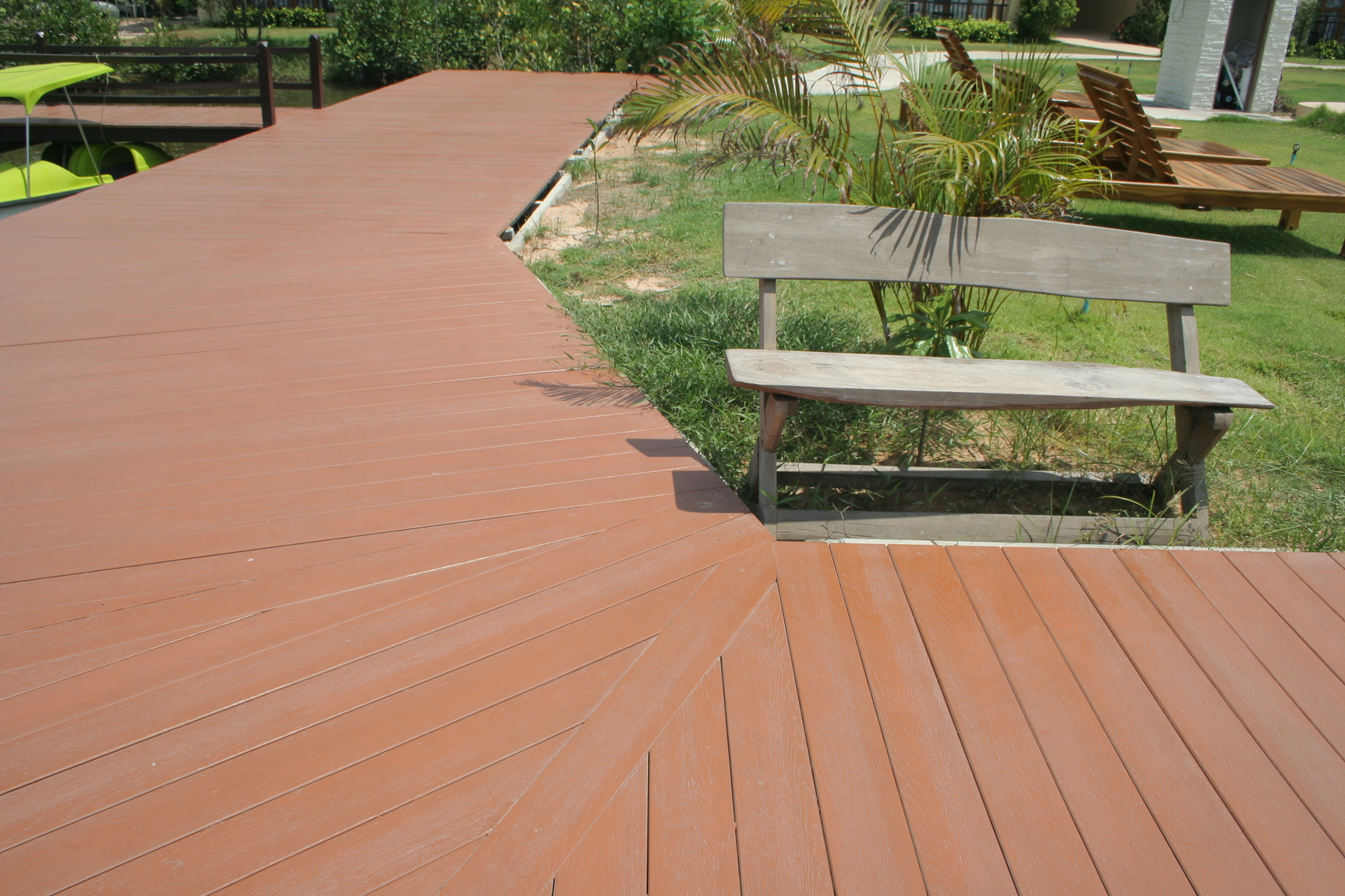 Uncolored Floor Plank Cassia Decking Thailand